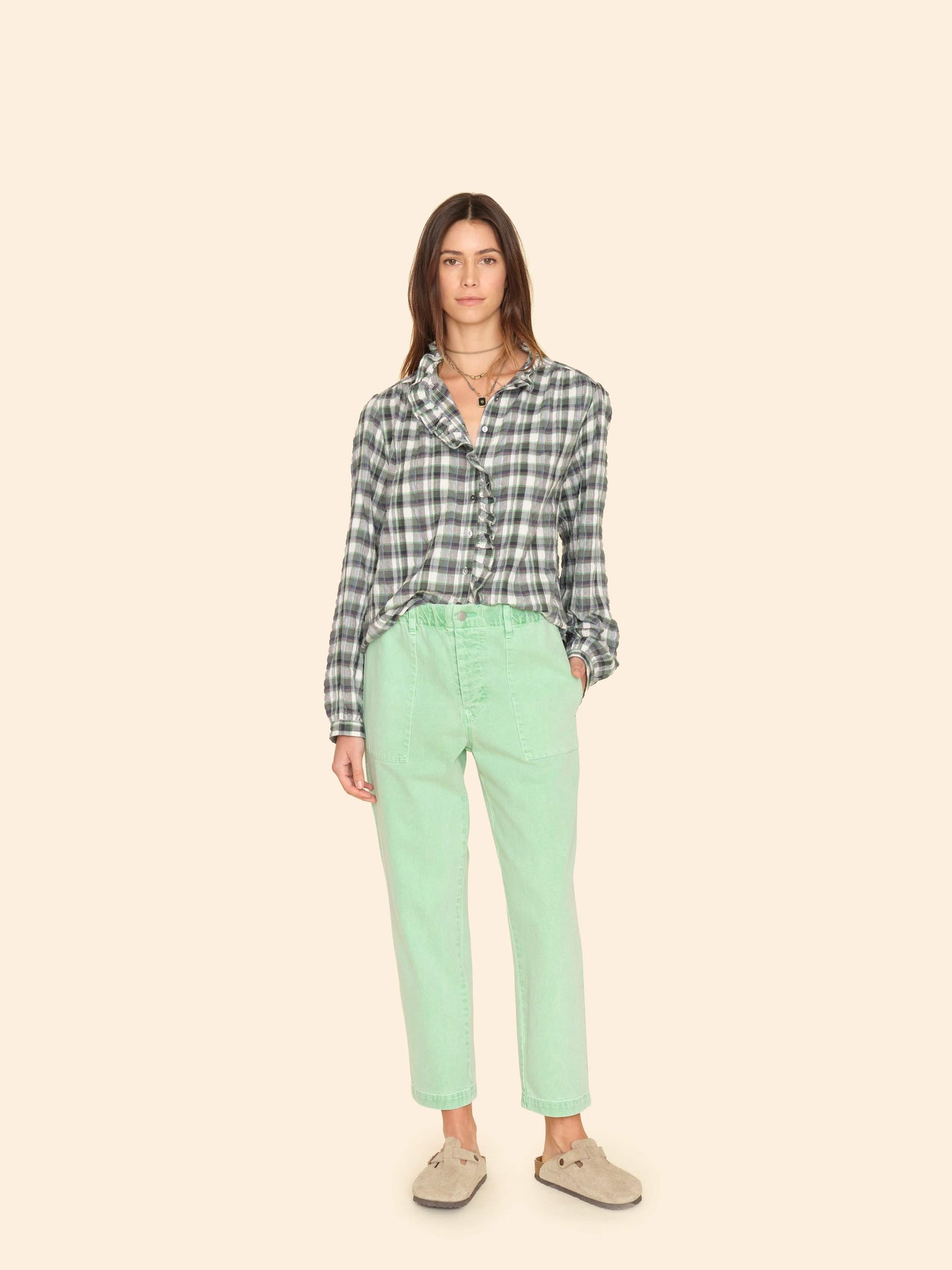 Xirena Pant Limelight Mercer Denim Pant Limelight Mercer Denim Pant