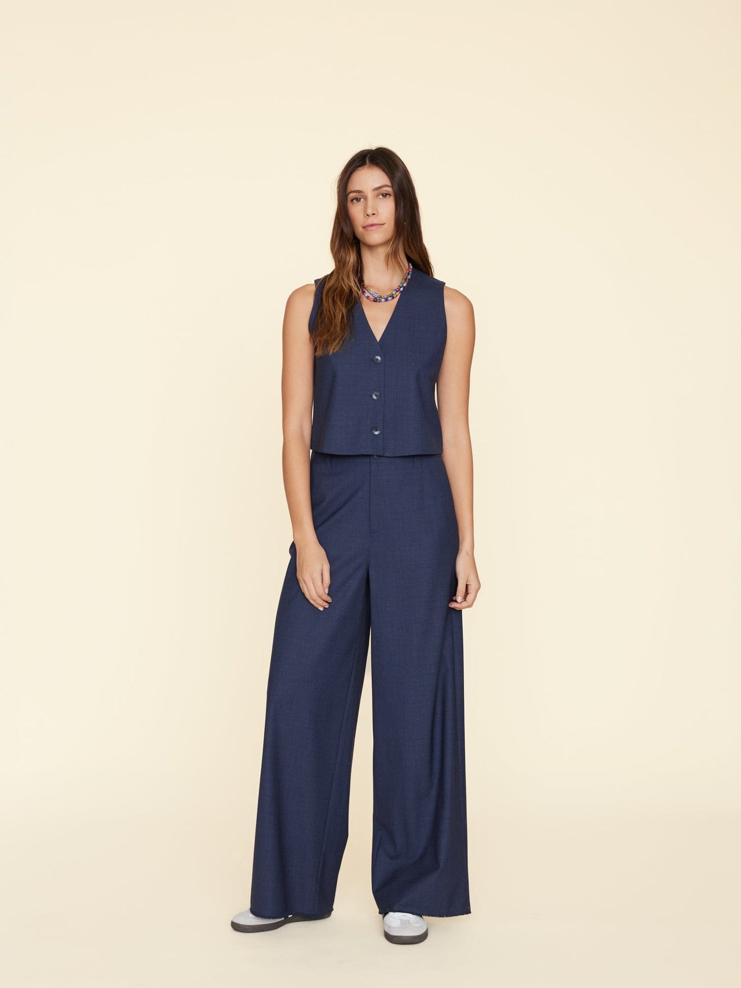 Xirena Pant Navy Melange Portlyn Pant