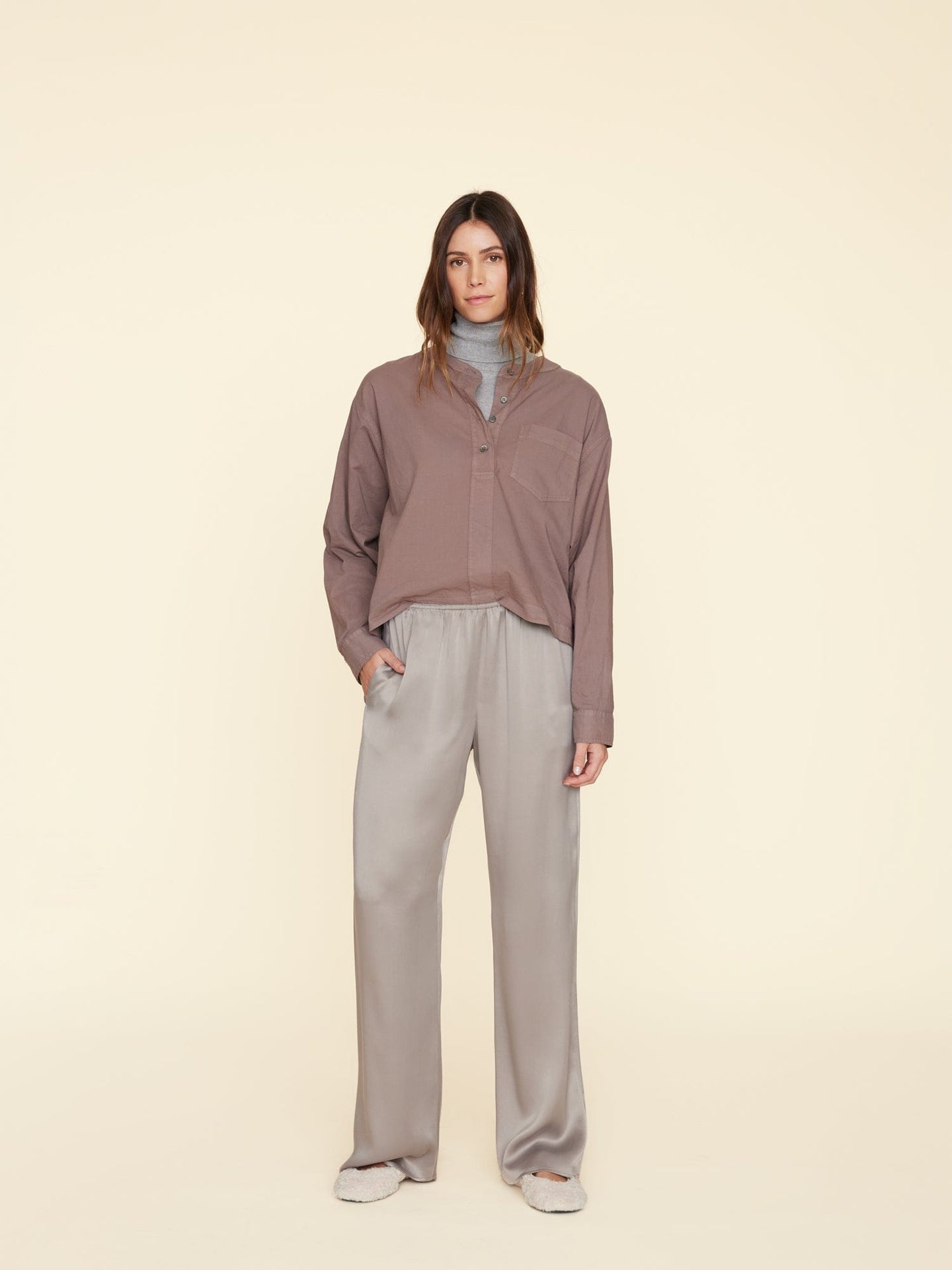 Xirena Pant Pebble Grey Bella Pant