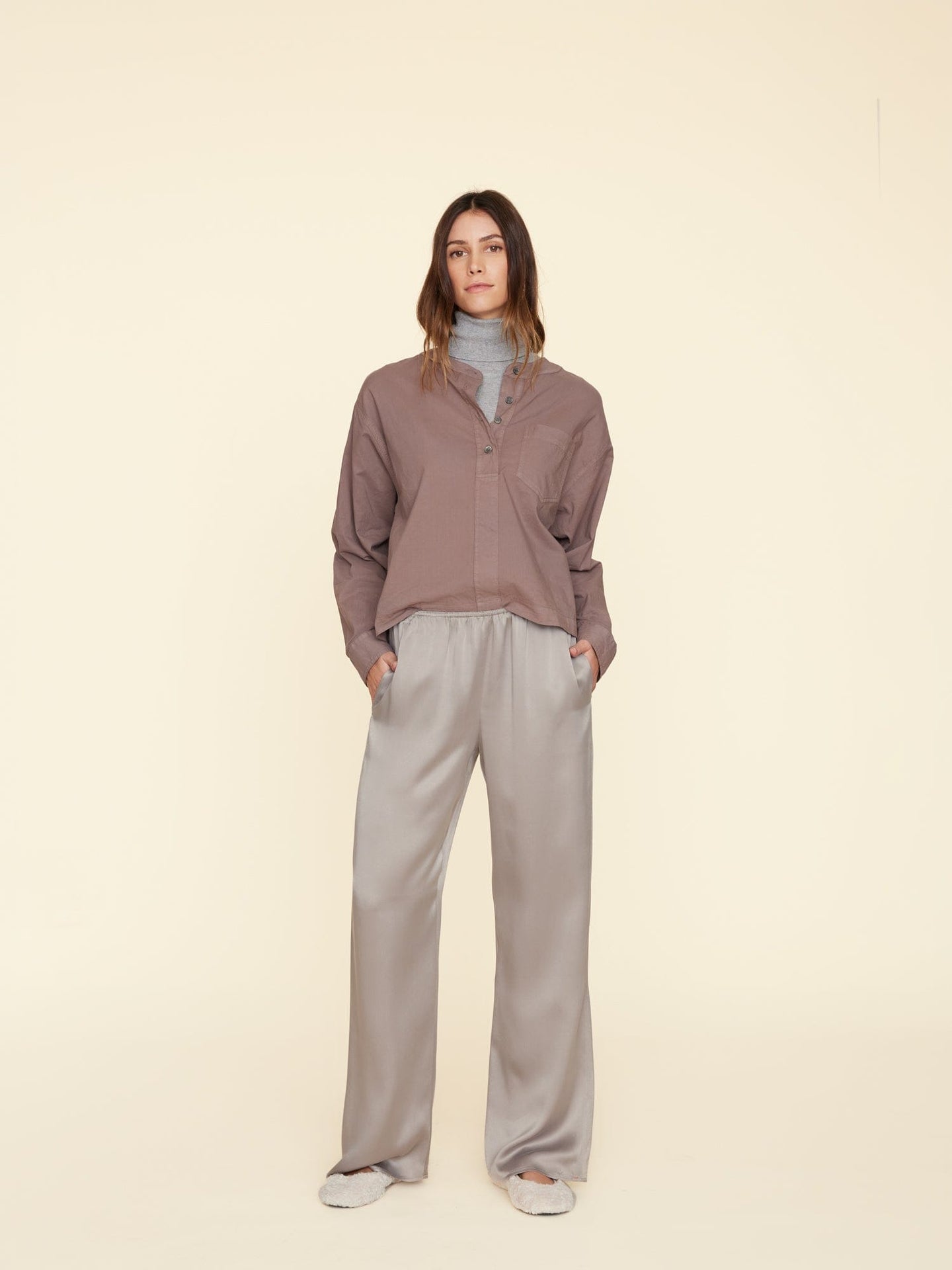 Xirena Pant Pebble Grey Bella Pant