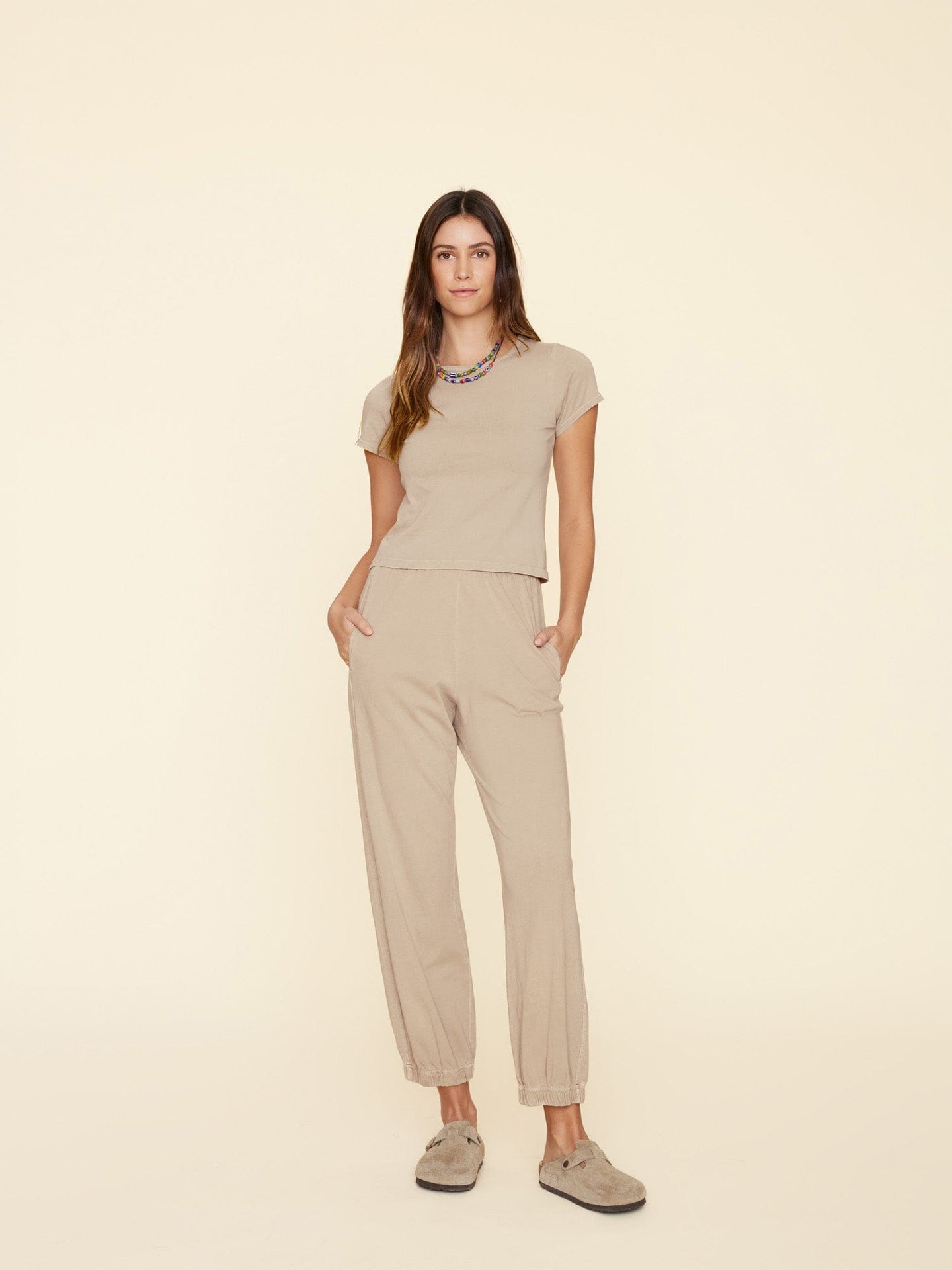 Xirena Pant Twine Taupe Crispin Pant