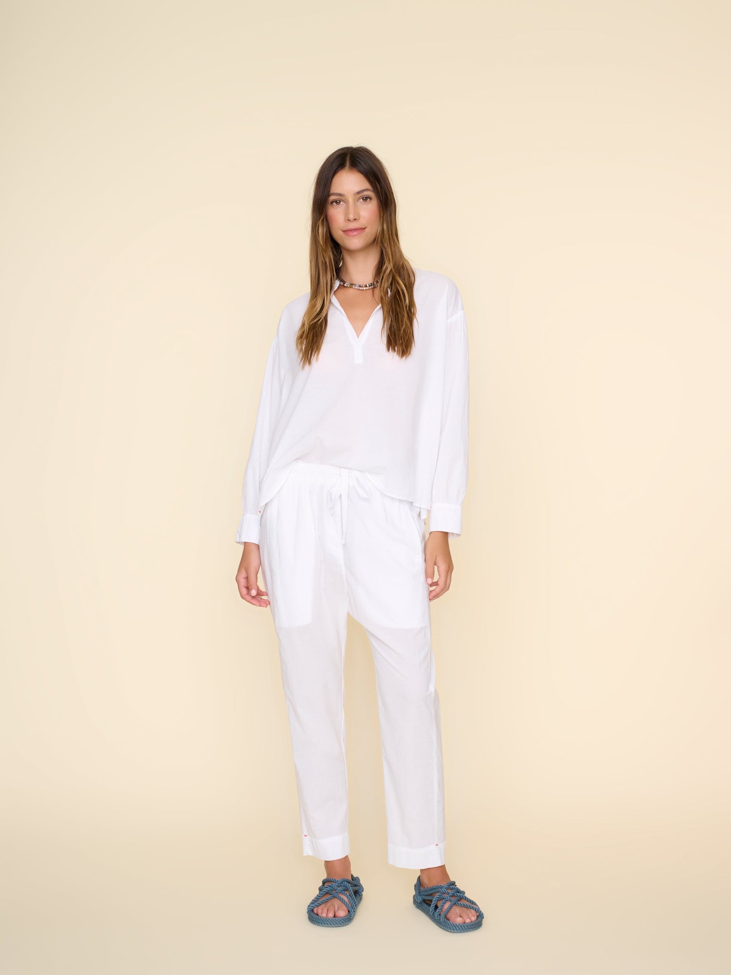 XIRENA Women's Draper Pants, White, XS at  Women's Clothing