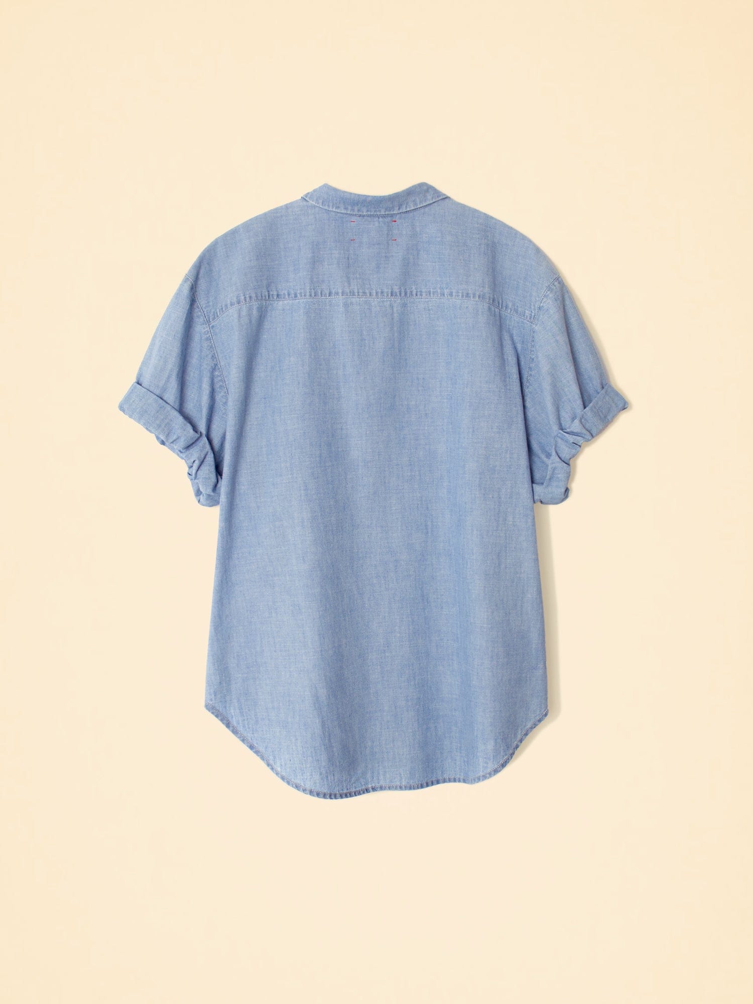 Xirena outlet chambray light denim top sz large