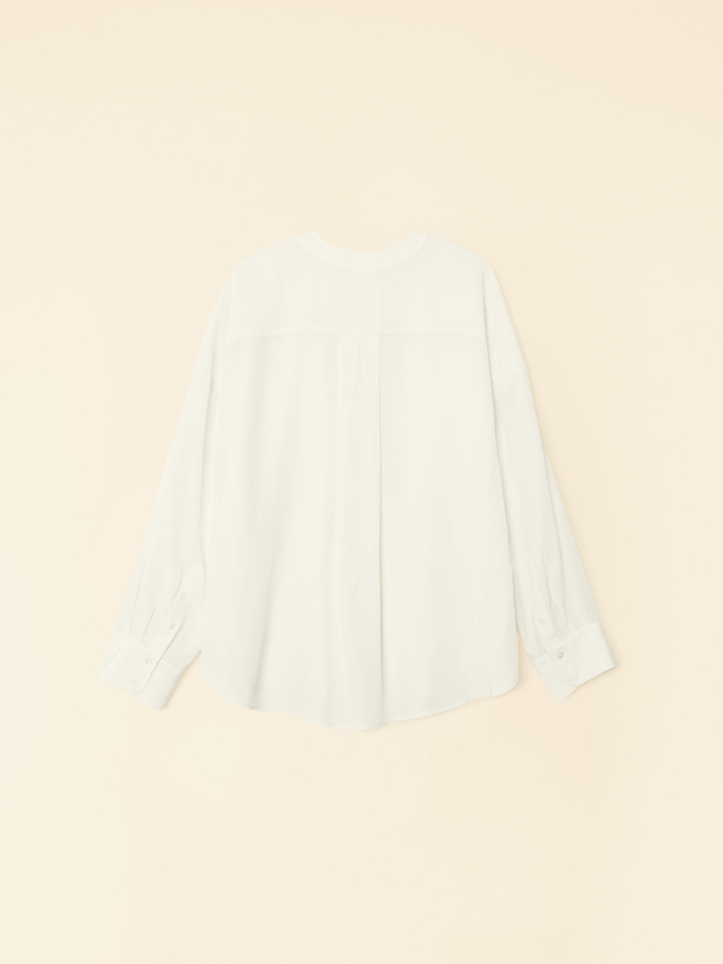 Xirena Shirt White Agate Frances Silk Shirt