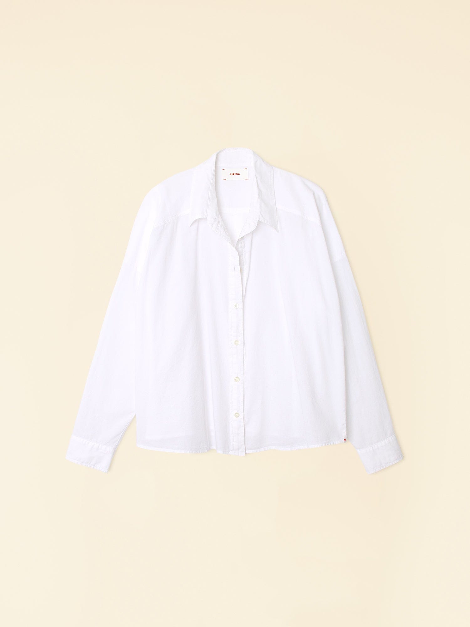 Xirena White Lightweight on sale Cotton Button Down Blouse