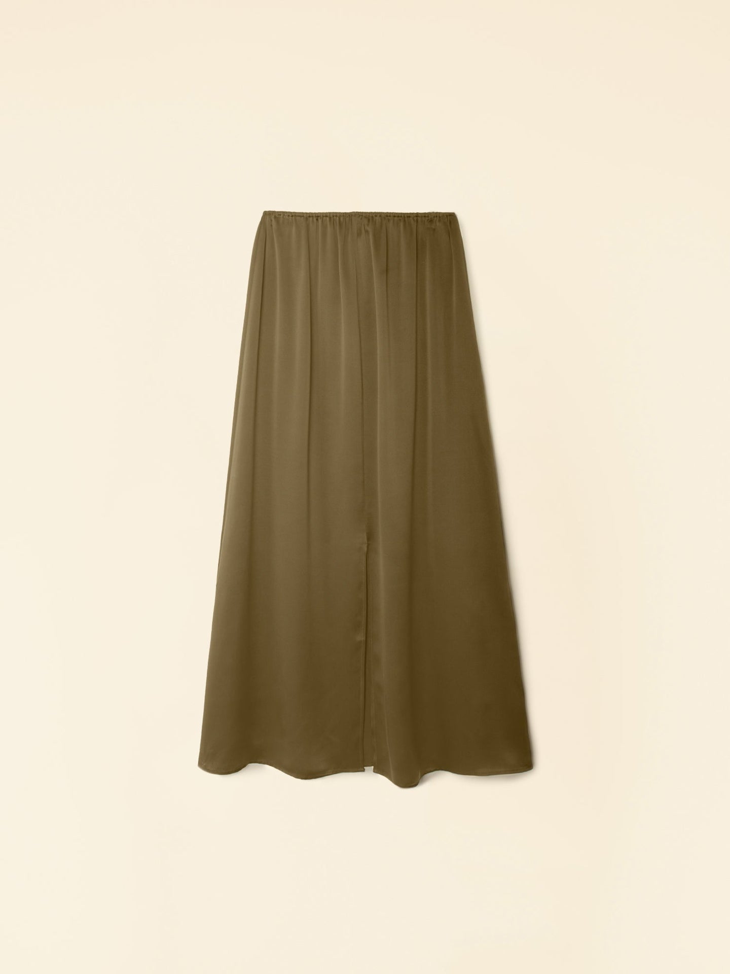 Xirena Skirt Olive Gold Sela Skirt