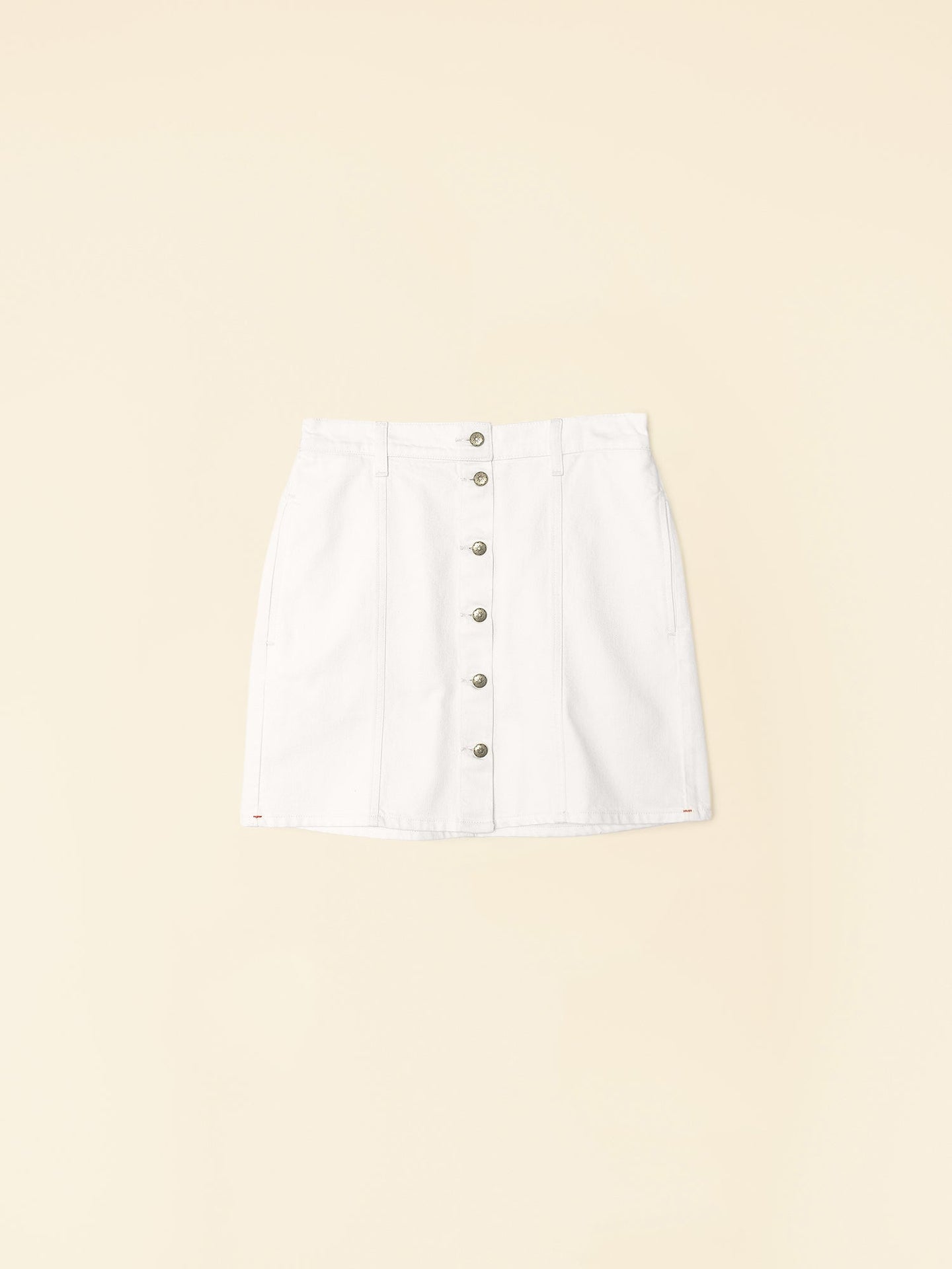 Xirena Skirt White Sydelle Denim Skirt