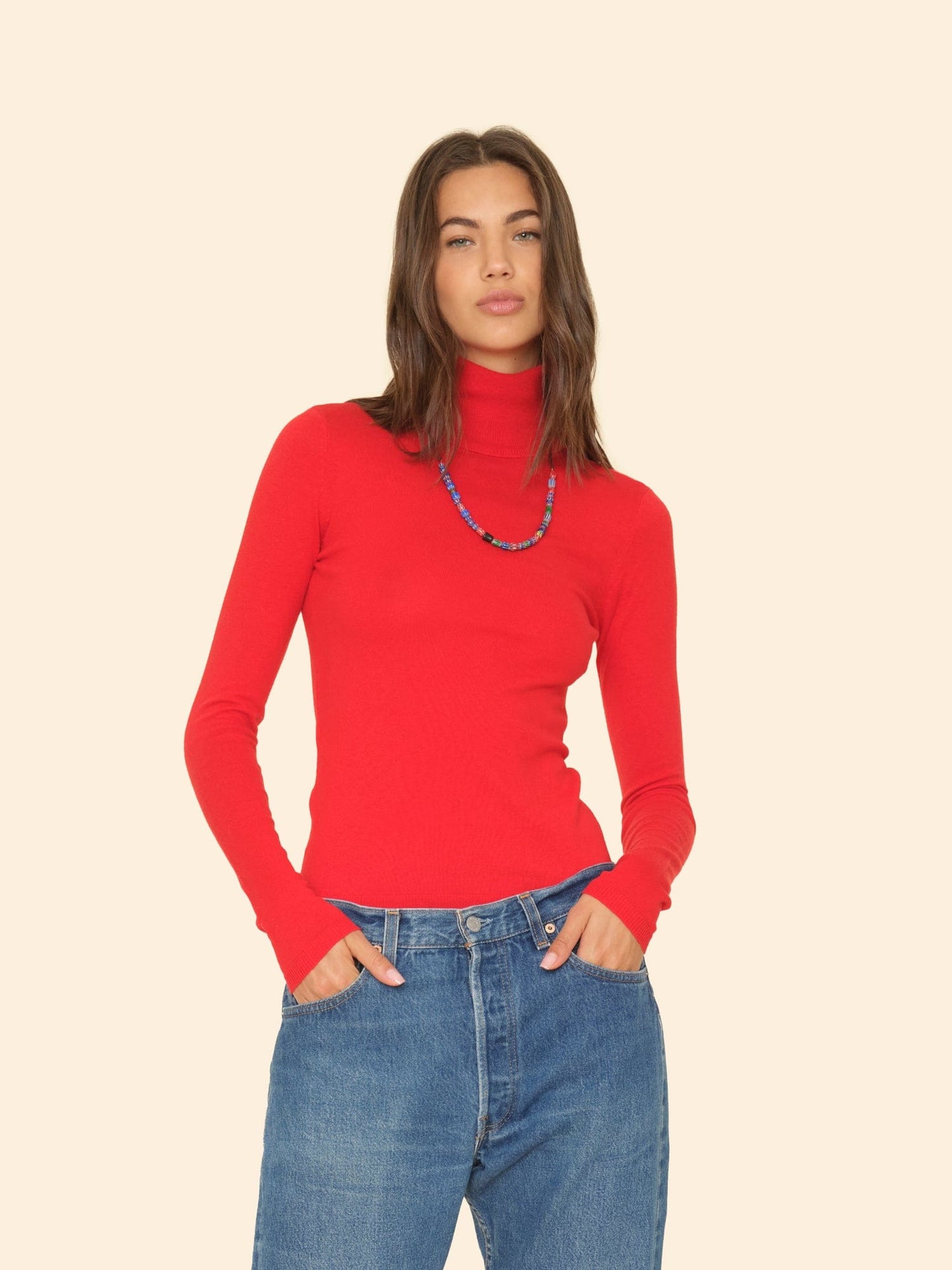 Xirena Sweater Bright Flame Tommy Sweater