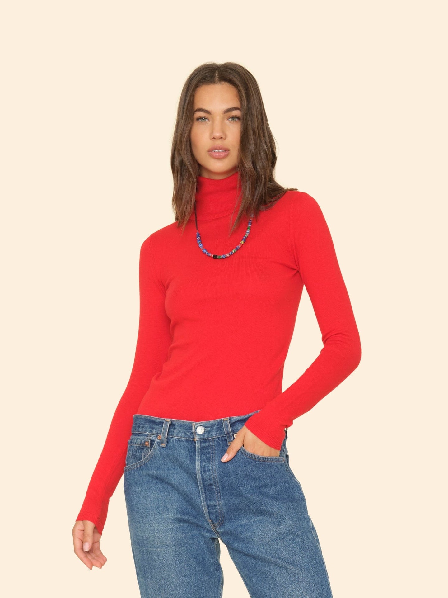 Xirena Sweater Bright Flame Tommy Sweater