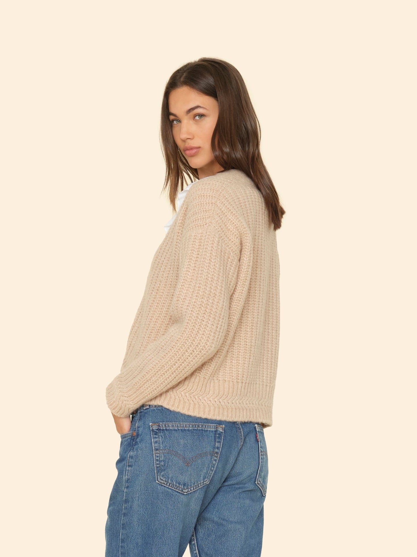 Xirena Sweater Cream Ice Milli Cardigan