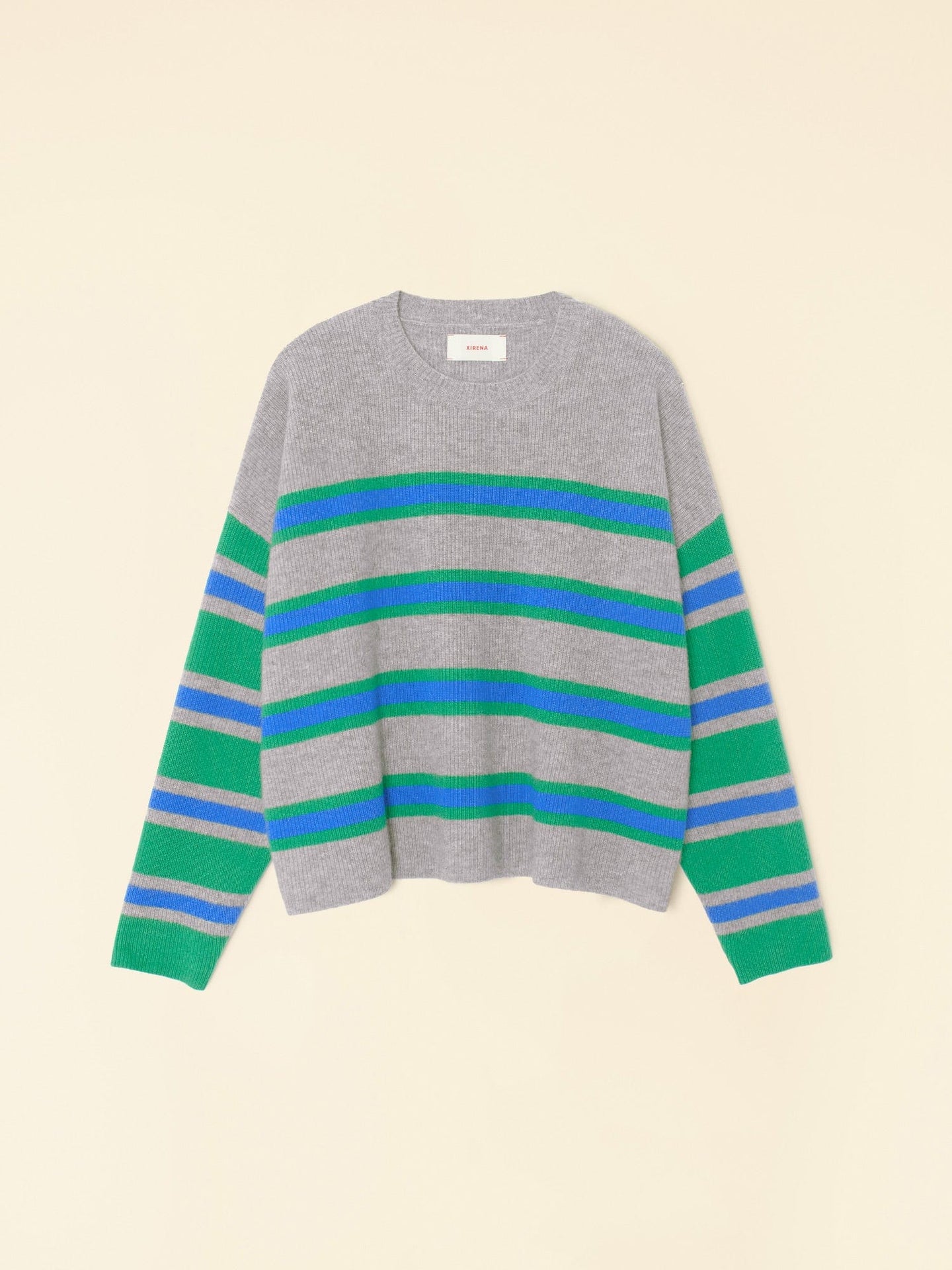 Xirena Sweater Oyster Green Lela Sweater Oyster Green Lela Sweater