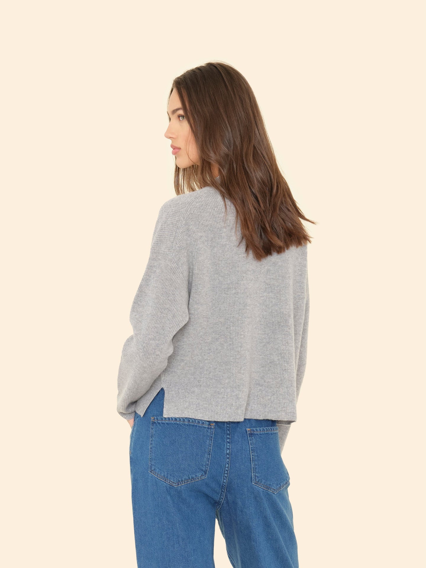 Xirena Sweater Oyster Grey Trudie Cardigan Oyster Grey Trudie Cardigan