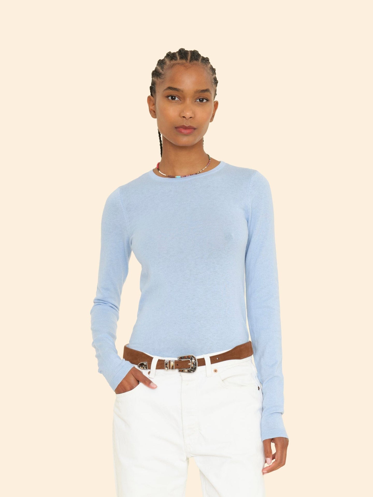 Xirena Sweater Salt Blue Crewe Sweater Salt Blue Crewe Sweater