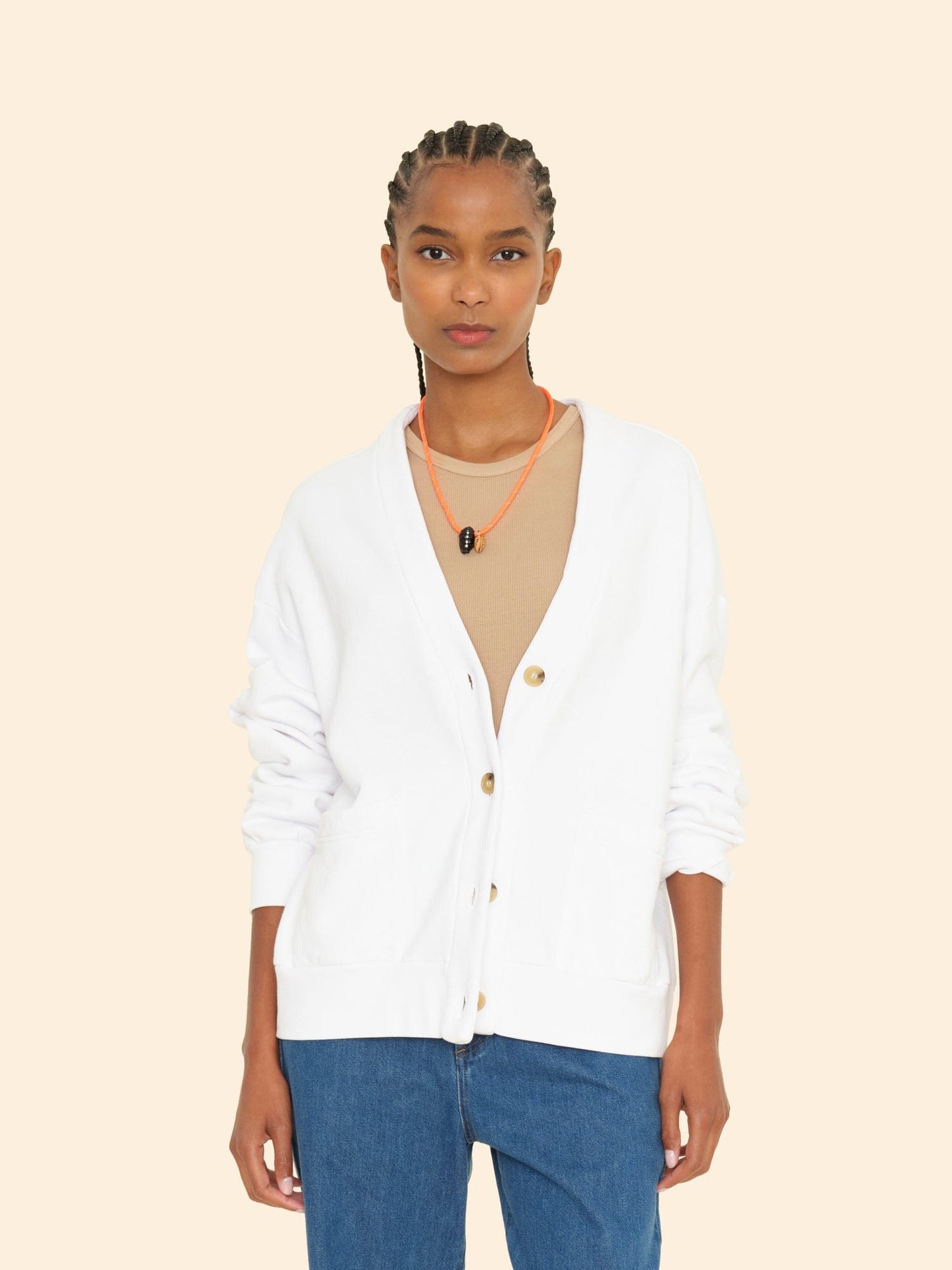 Xirena Sweater White Benny Cardigan White Benny Cardigan