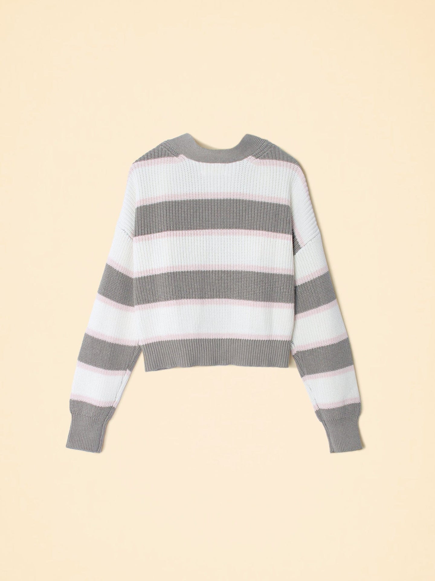 Xirena Sweater White Gray Carey Sweater