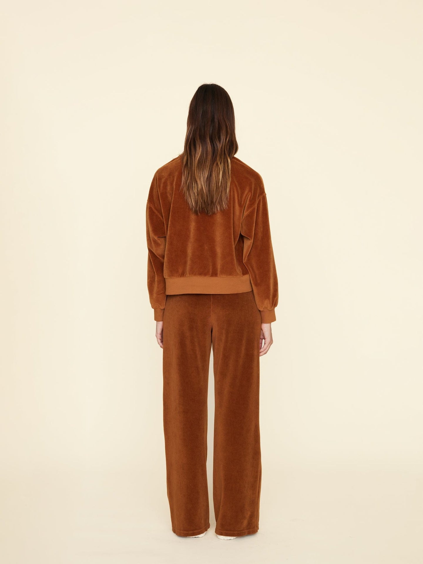 Xirena Sweatpant Brown Sugar Mavis Velour Sweatpant