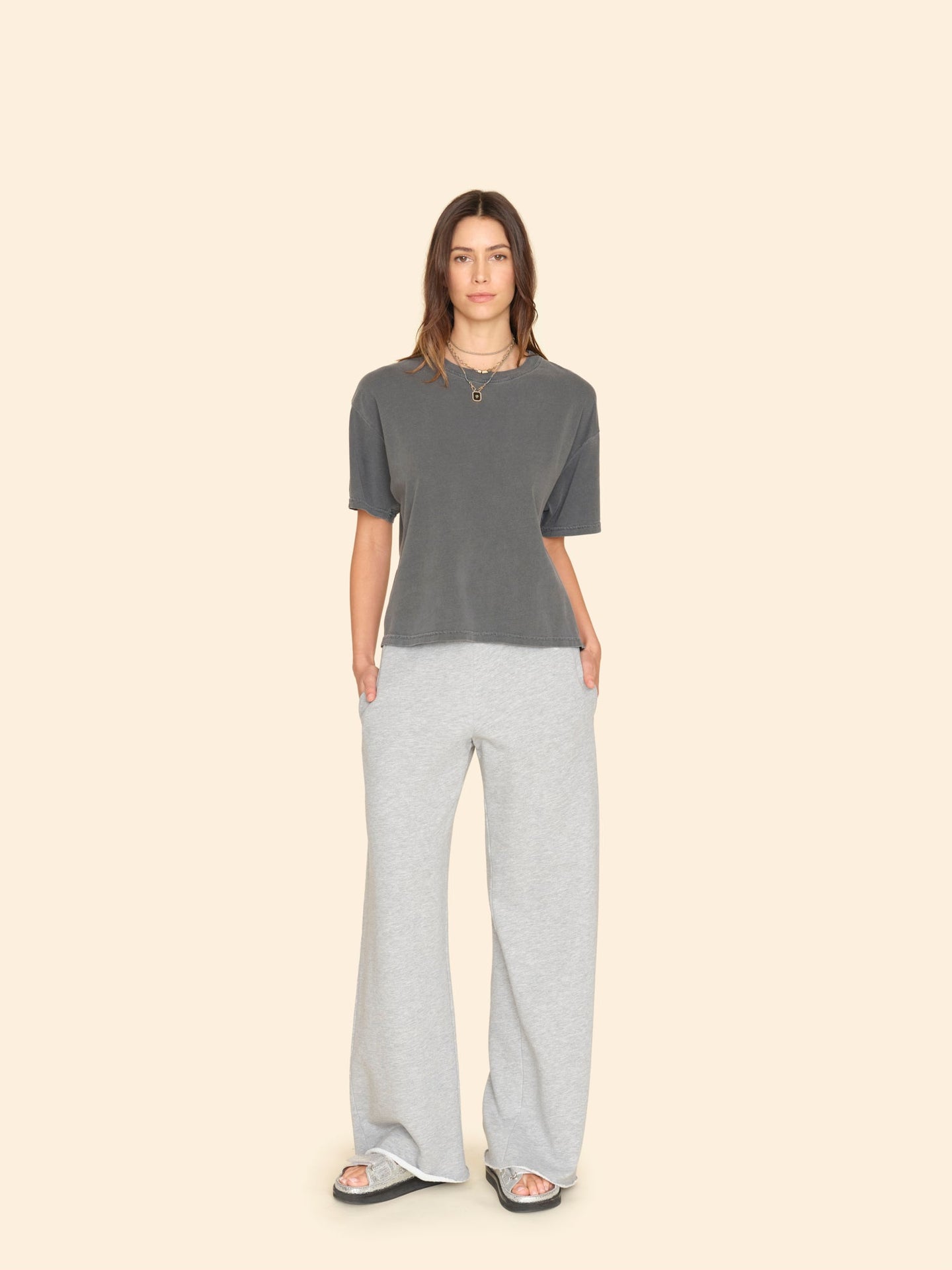 Xirena Sweatpant Heather Grey Emmette Sweatpant