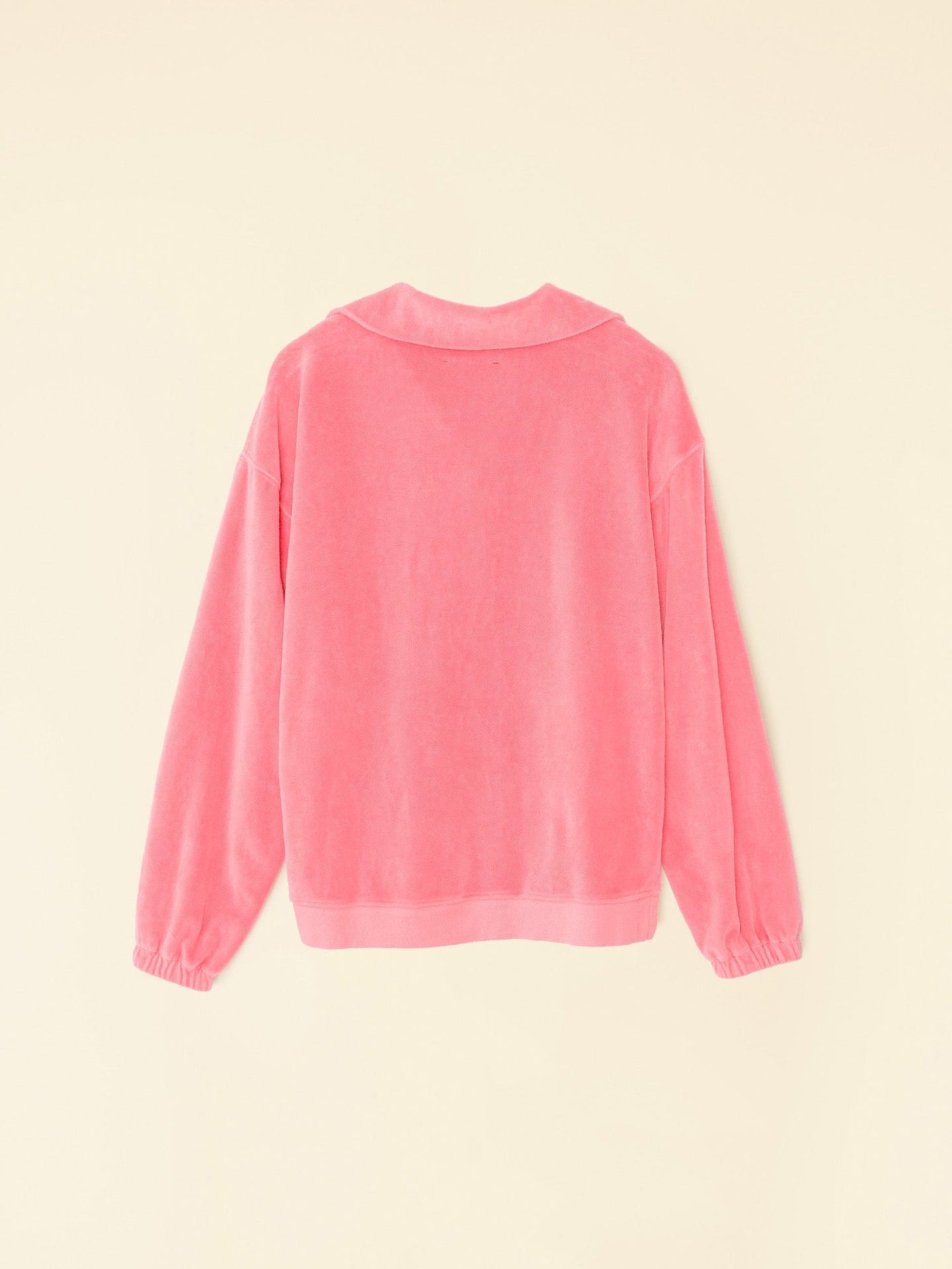 Xirena Sweatshirt Calypso Pink Oliver Velour Sweatshirt Calypso Pink Oliver Velour Sweatshirt