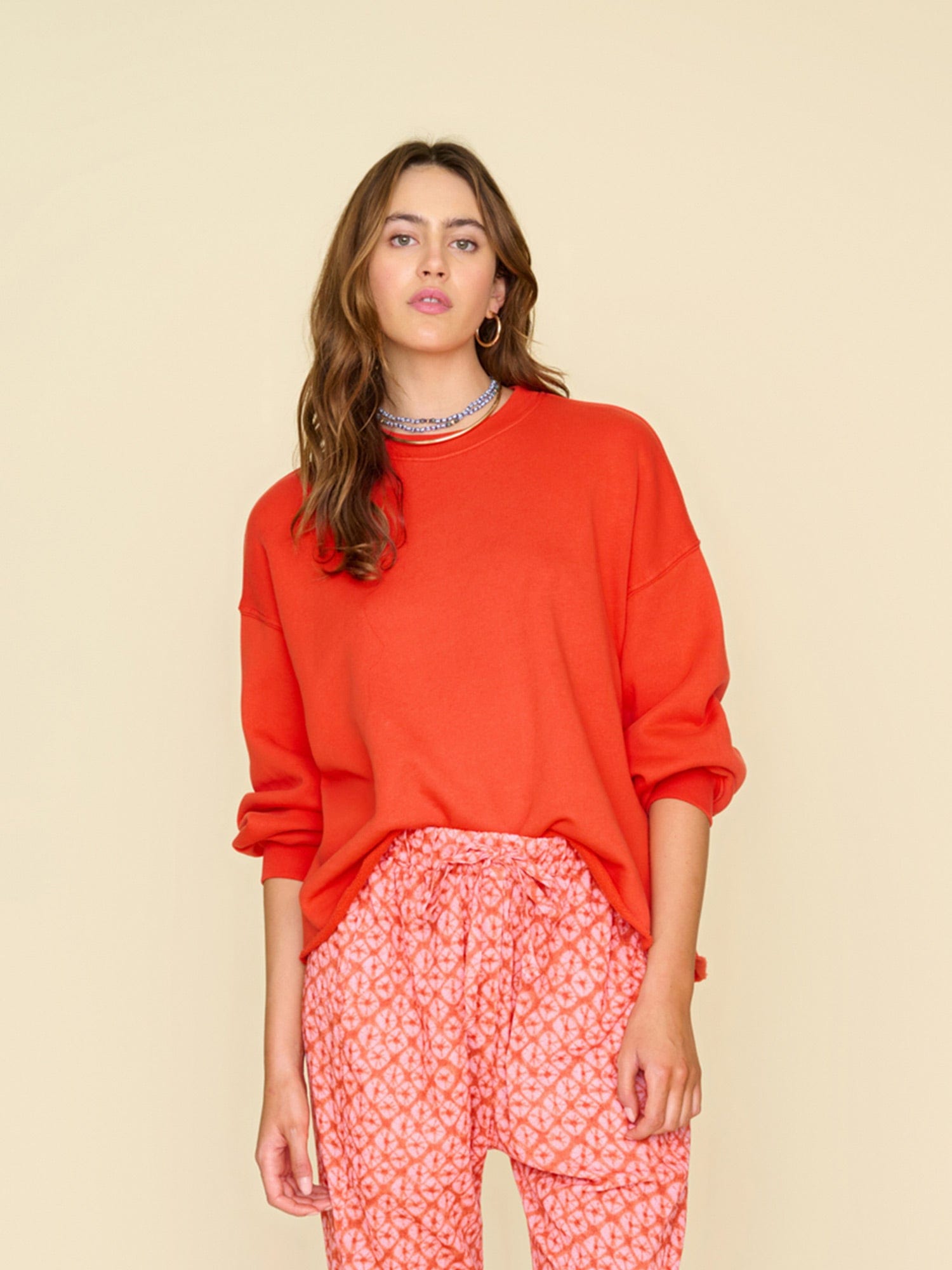 H&m best sale orange sweatshirt