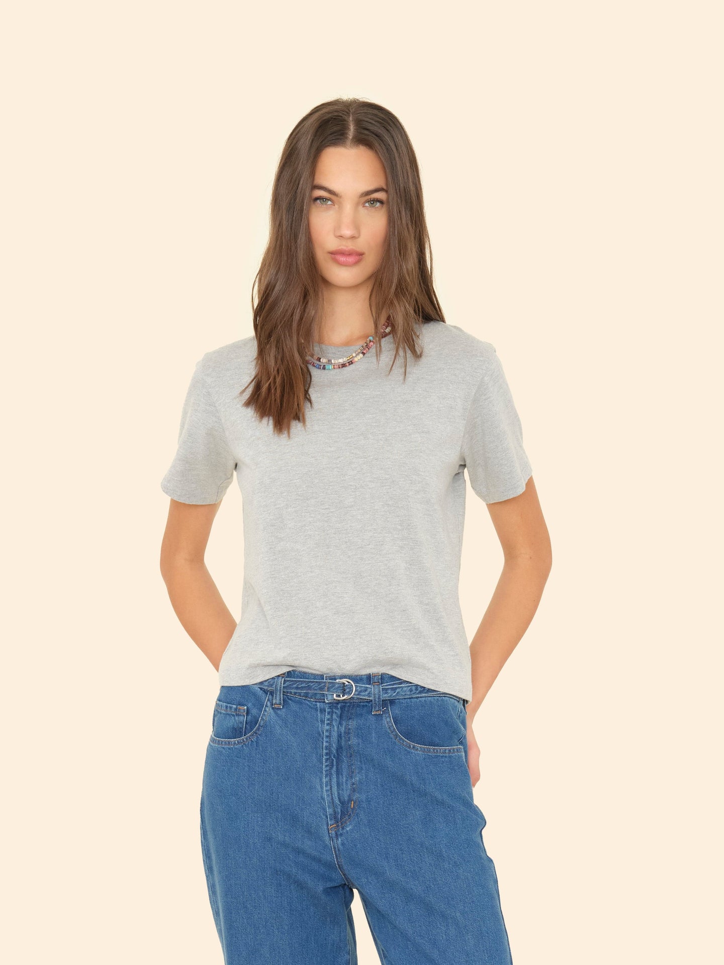 Xirena Tee Heather Grey Georgy Tee Heather Grey Georgy Tee