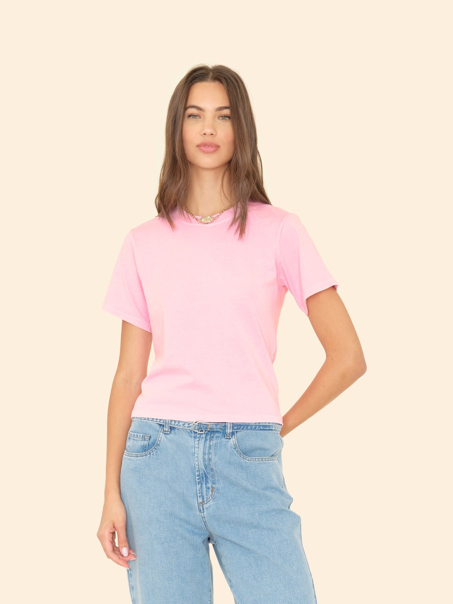 Xirena Tee Pink Ribbon Georgy Tee Pink Ribbon Georgy Tee