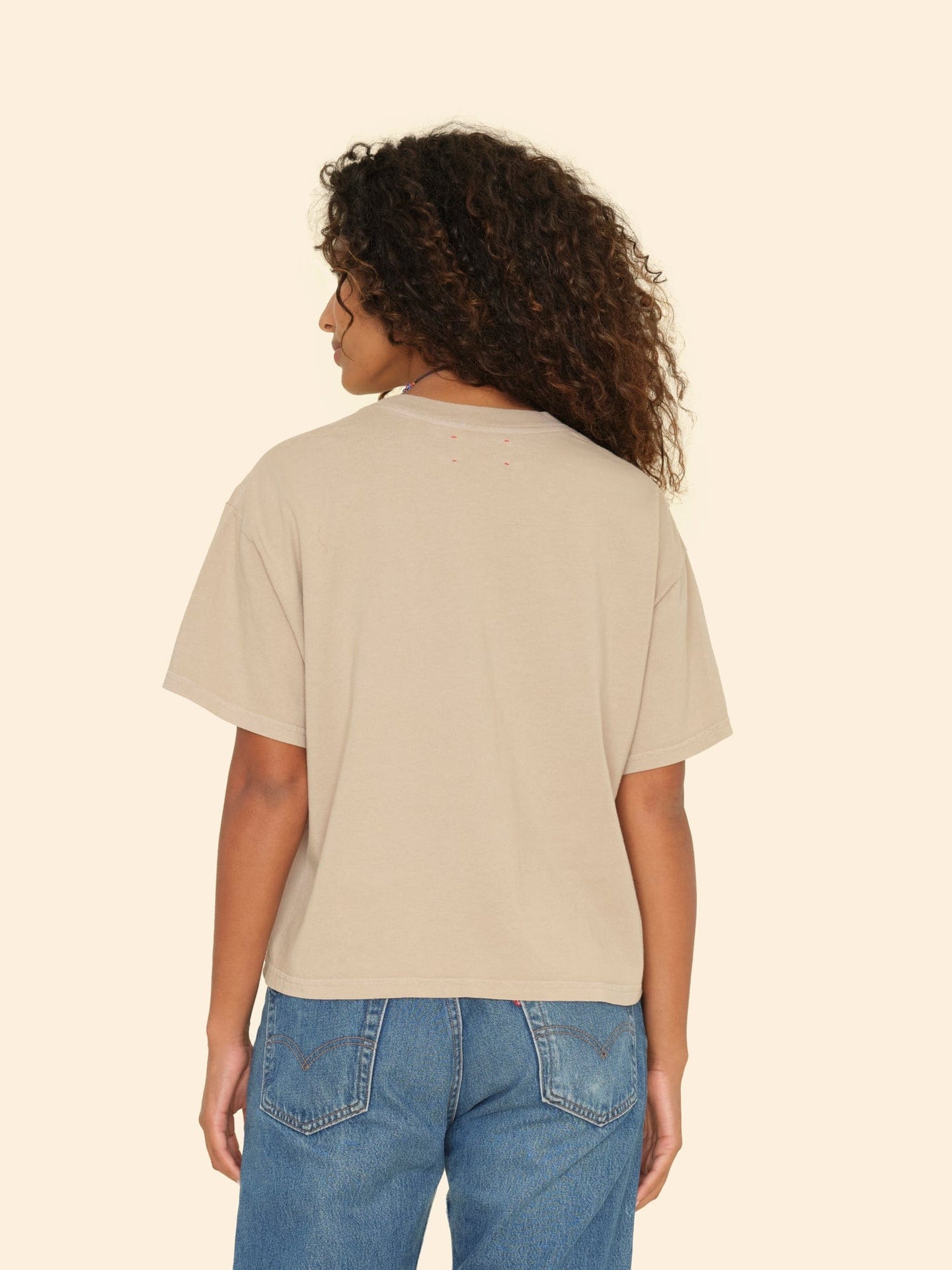 Xirena Tee Twine Taupe Palmer Tee