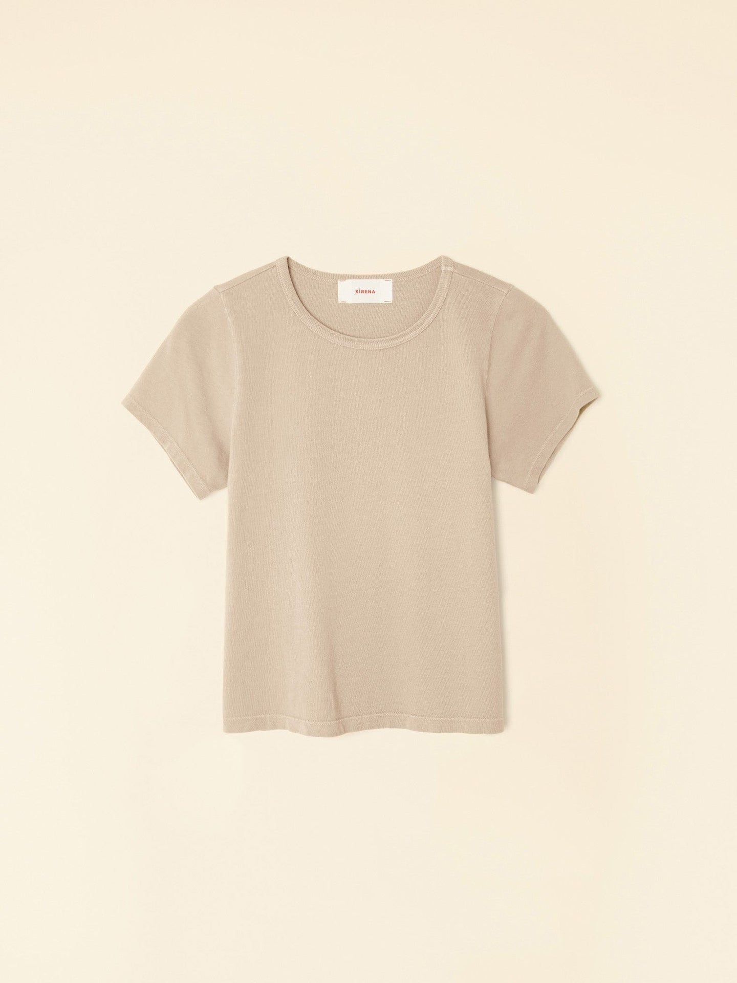 Xirena Tee Twine Taupe Pixie Tee