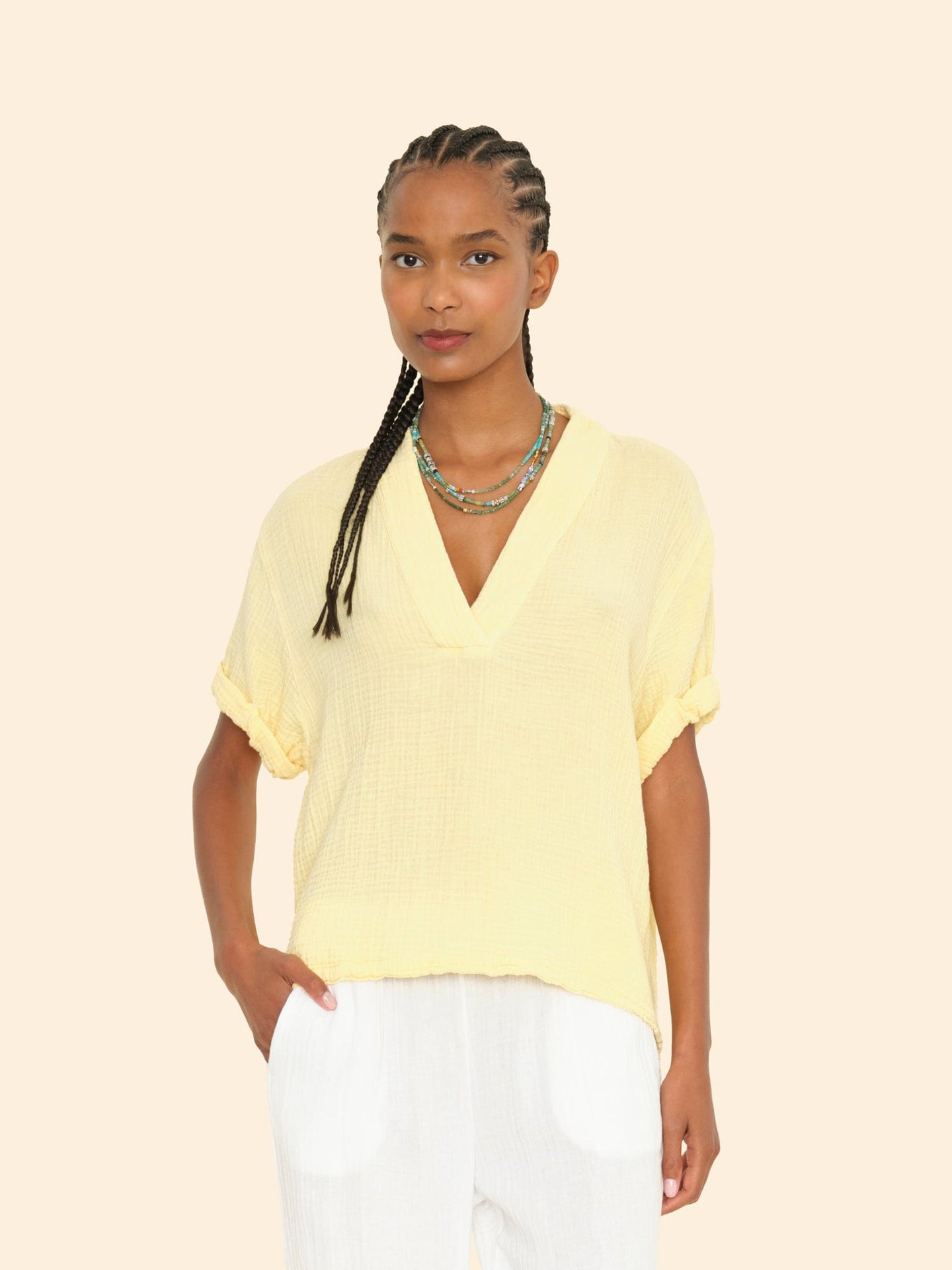 Xirena Top Daisy Yellow Avery Top Daisy Yellow Avery Top