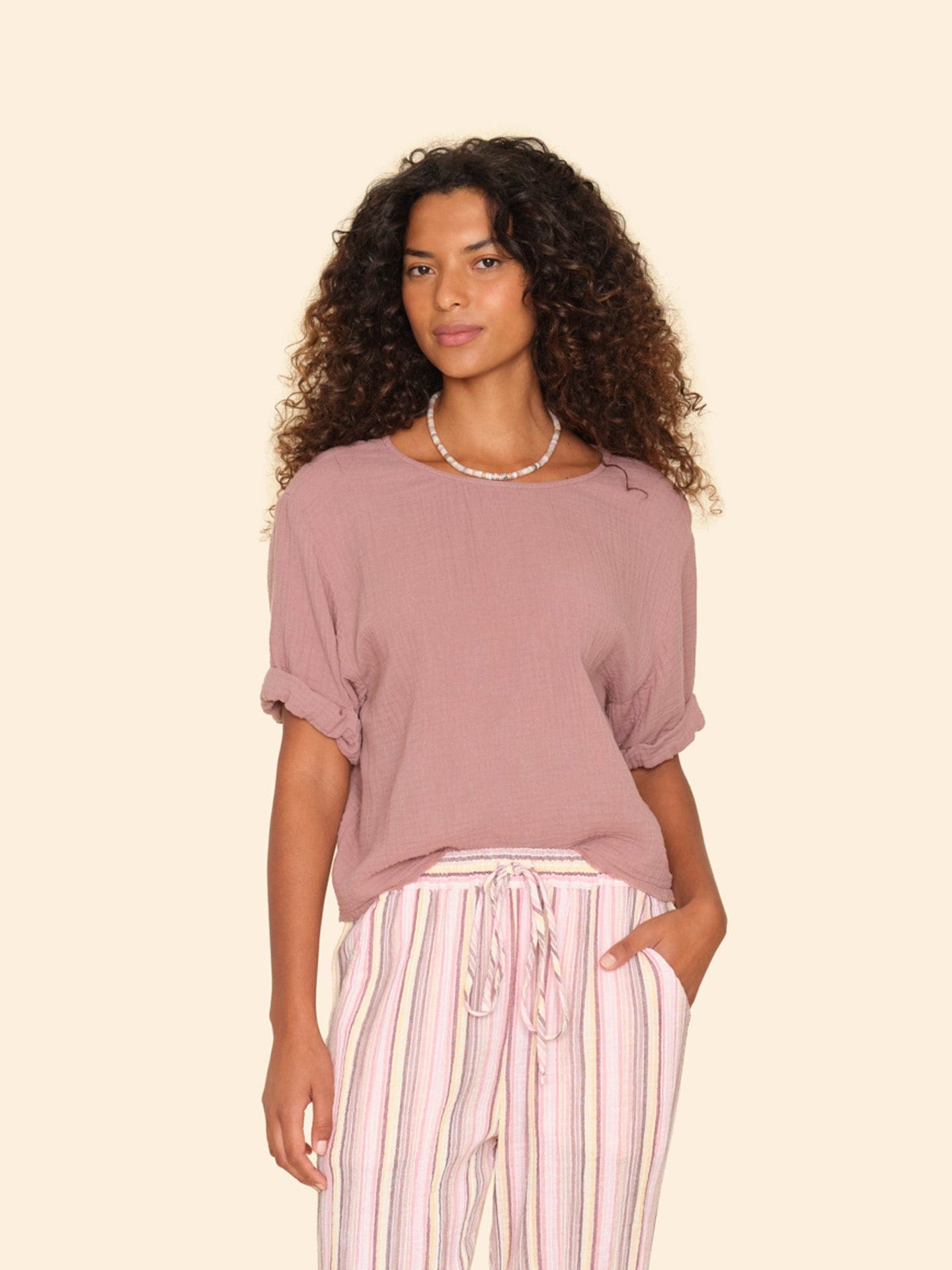 Xirena Top Dusty Rose Carson Top Dusty Rose Carson Top