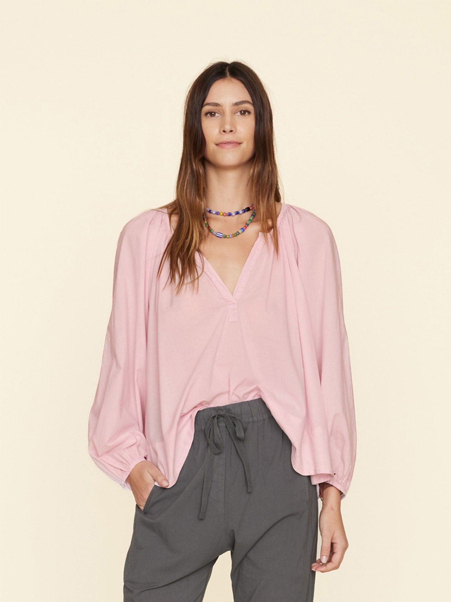 Pink Dew Harris Top