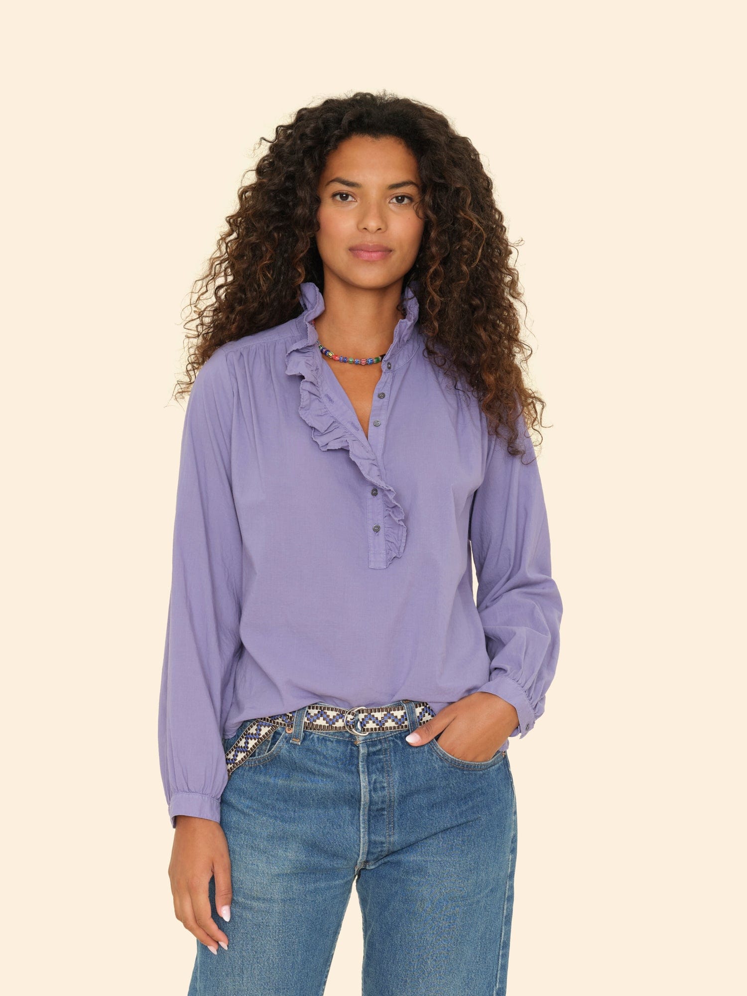 Xirena NWOT Tesse Shirt In Purple sold L