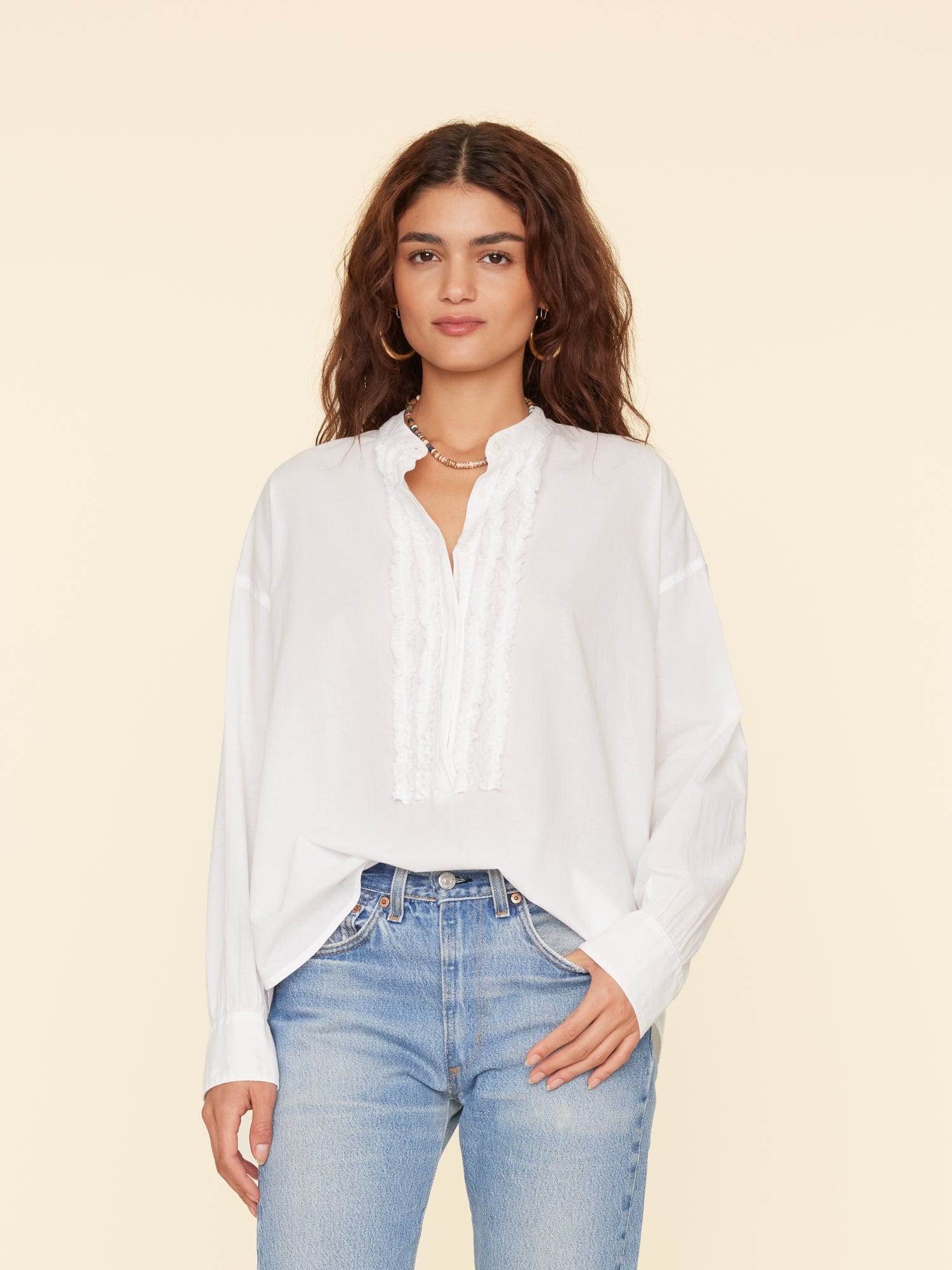 White Sheridan Top